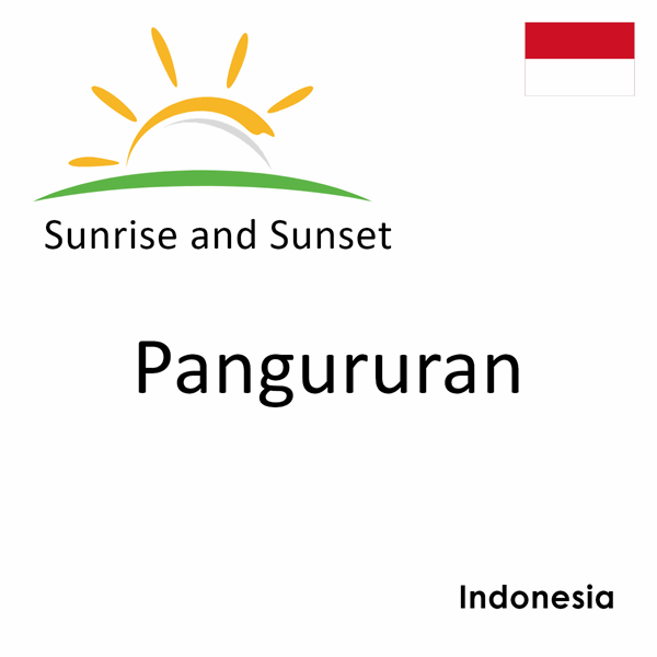 Sunrise and sunset times for Pangururan, Indonesia