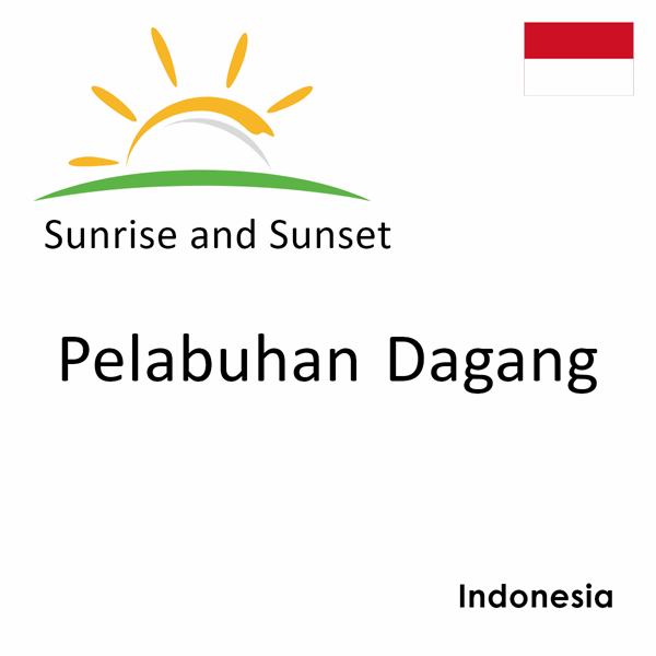 Sunrise and sunset times for Pelabuhan Dagang, Indonesia