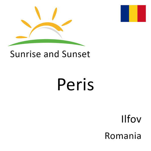 Sunrise and sunset times for Peris, Ilfov, Romania