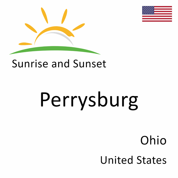 Sunrise and sunset times for Perrysburg, Ohio, United States