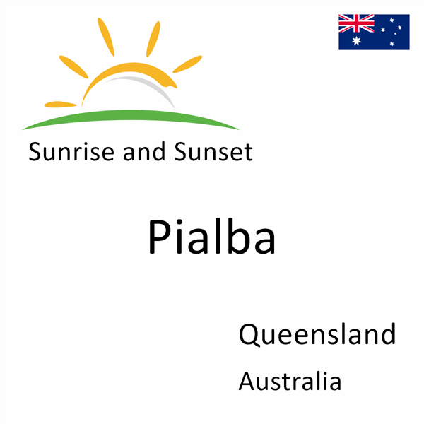 Sunrise and sunset times for Pialba, Queensland, Australia
