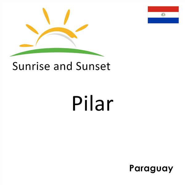 Sunrise and sunset times for Pilar, Paraguay