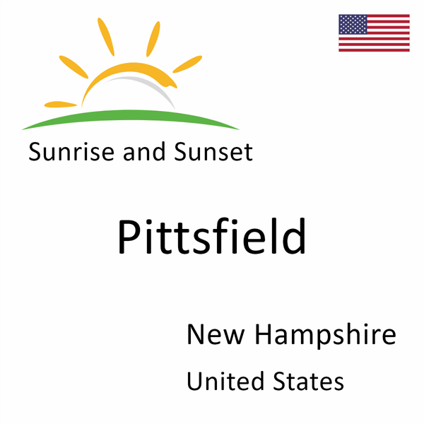 Sunrise and sunset times for Pittsfield, New Hampshire, United States