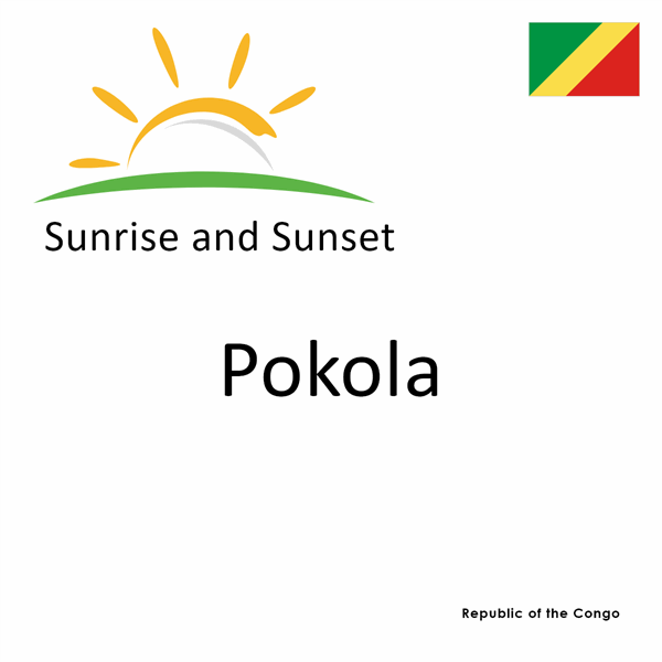 Sunrise and sunset times for Pokola, Republic of the Congo