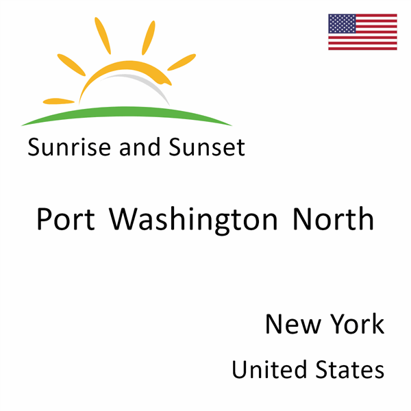 Sunrise and sunset times for Port Washington North, New York, United States