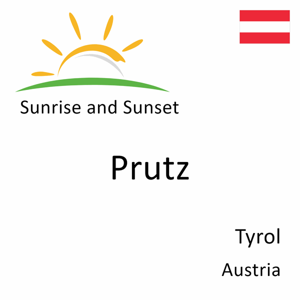 Sunrise and sunset times for Prutz, Tyrol, Austria