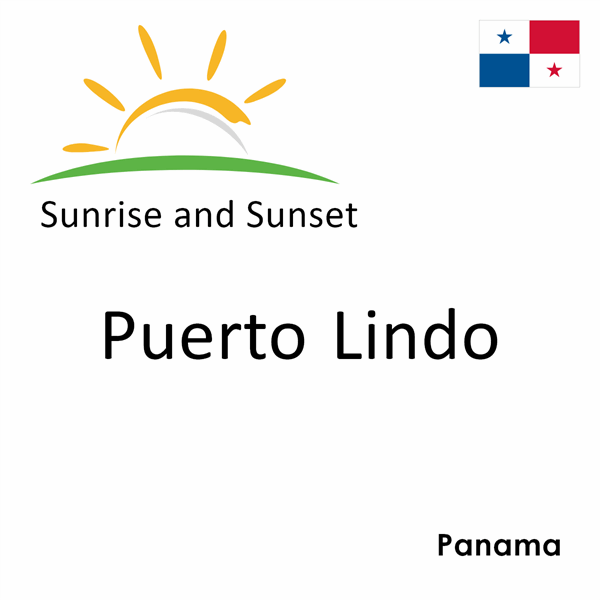 Sunrise and sunset times for Puerto Lindo, Panama