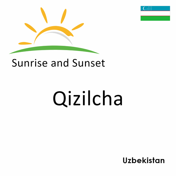 Sunrise and sunset times for Qizilcha, Uzbekistan