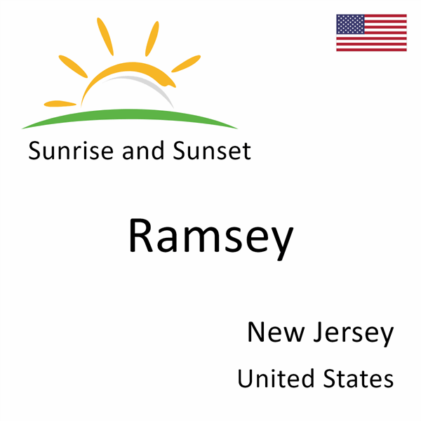 Sunrise and sunset times for Ramsey, New Jersey, United States