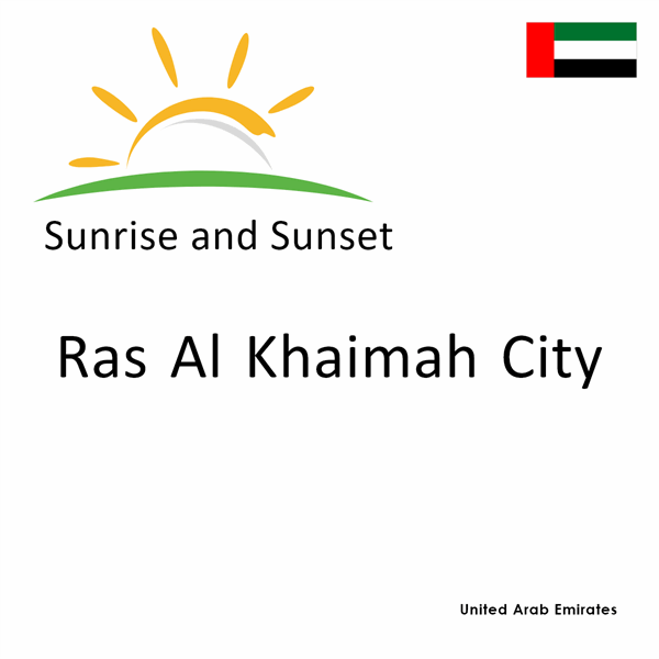 Sunrise and sunset times for Ras Al Khaimah City, United Arab Emirates
