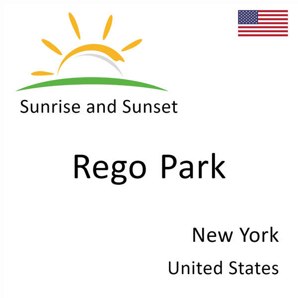 Sunrise and sunset times for Rego Park, New York, United States