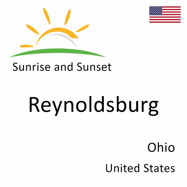 Sunrise and sunset times for Reynoldsburg, Ohio, United States