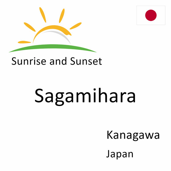 Sunrise and sunset times for Sagamihara, Kanagawa, Japan