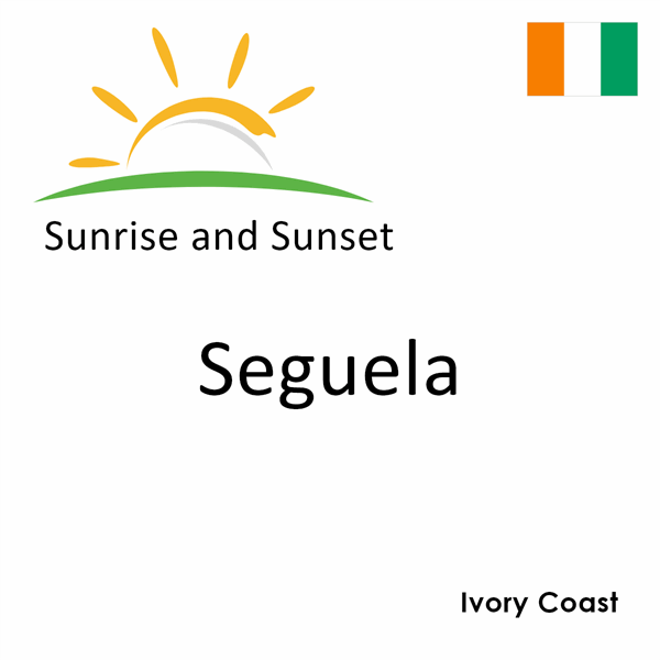 Sunrise and sunset times for Seguela, Ivory Coast