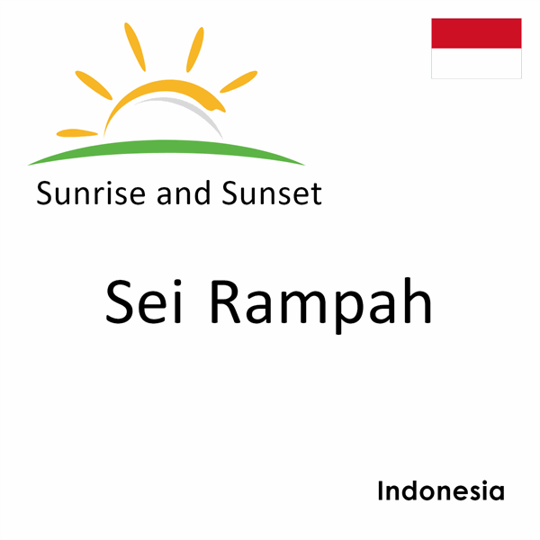 Sunrise and sunset times for Sei Rampah, Indonesia