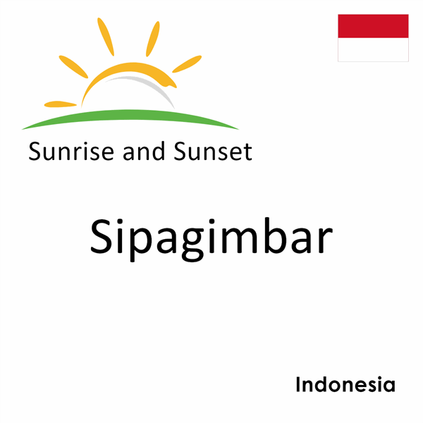 Sunrise and sunset times for Sipagimbar, Indonesia