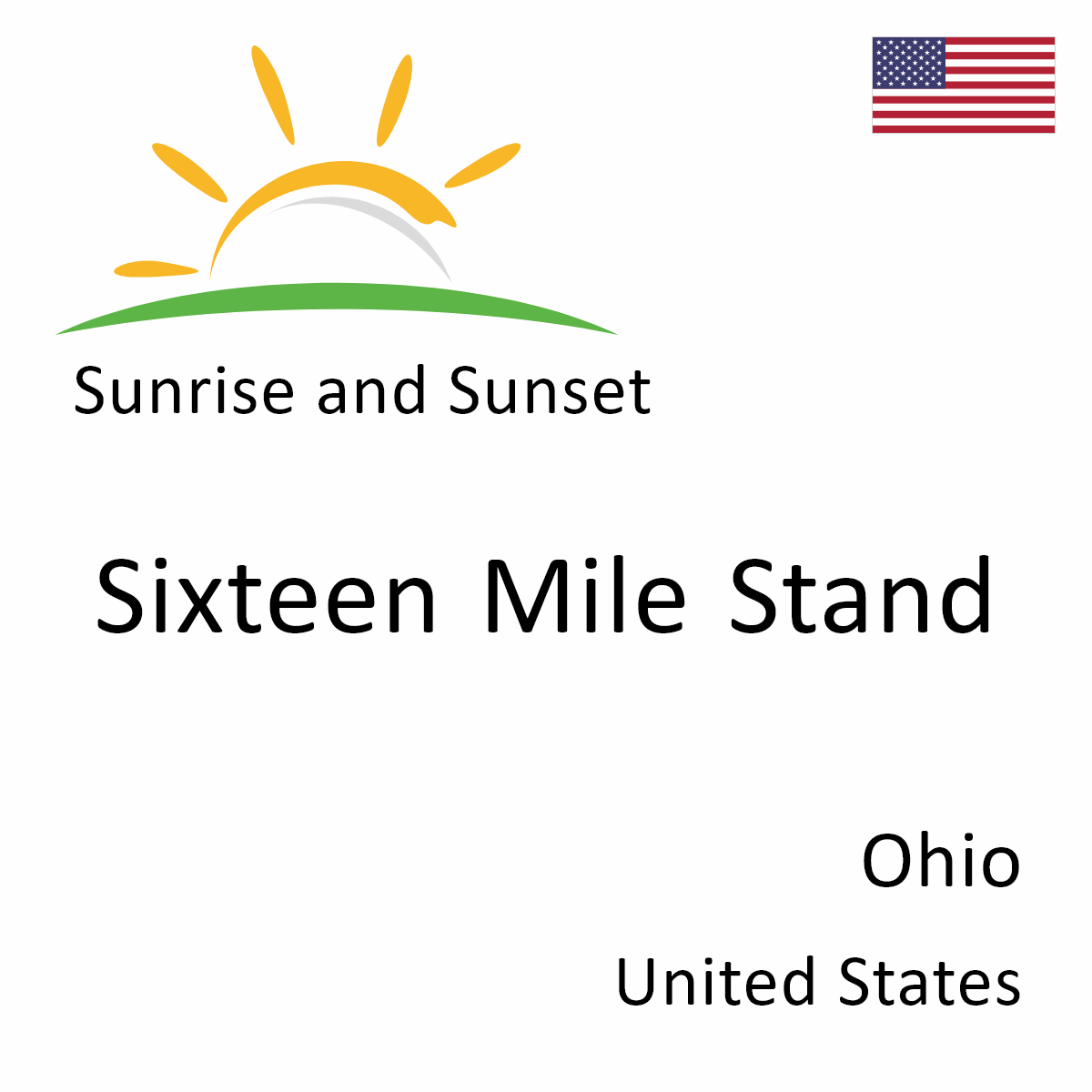 sunrise-and-sunset-times-in-sixteen-mile-stand-ohio-united-states