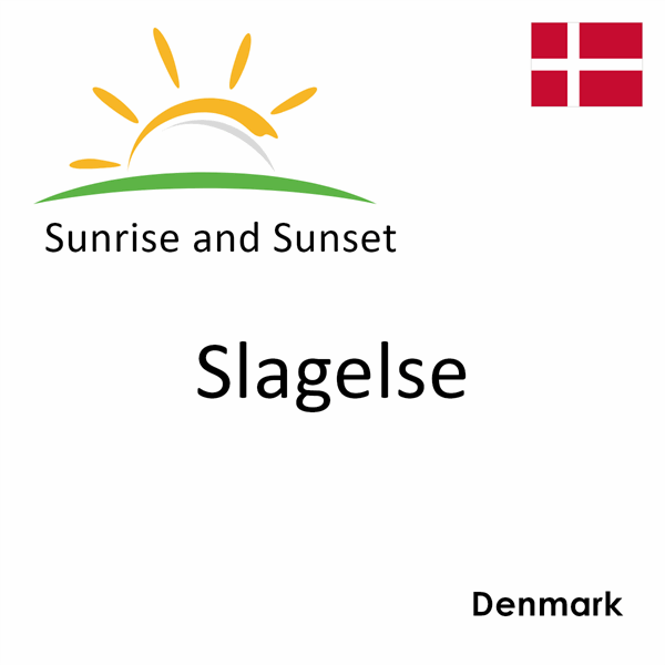 Sunrise and sunset times for Slagelse, Denmark
