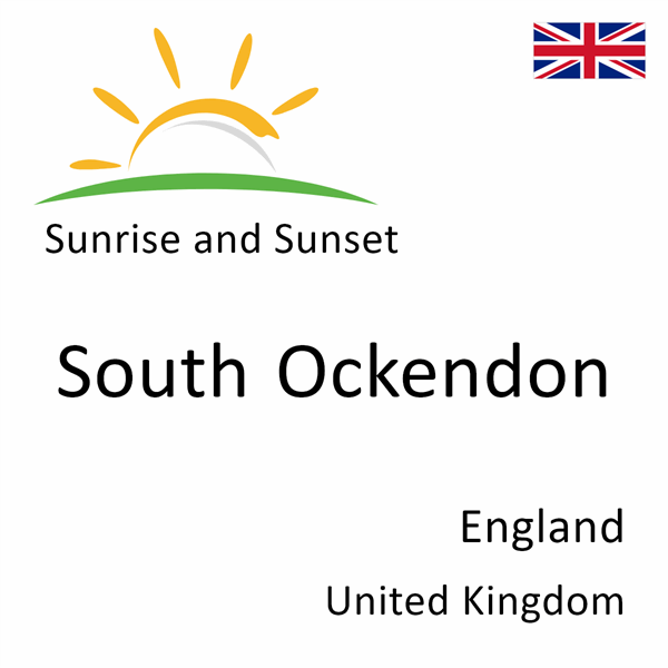 Sunrise and sunset times for South Ockendon, England, United Kingdom