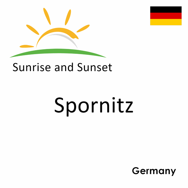 Sunrise and sunset times for Spornitz, Germany