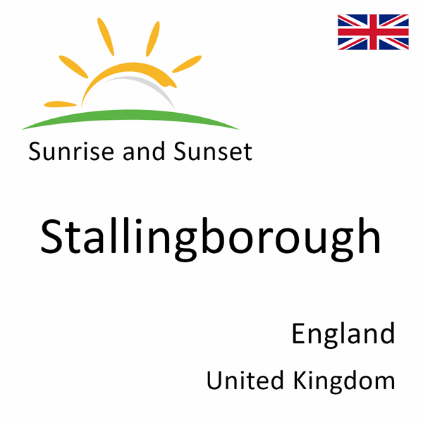 Sunrise and sunset times for Stallingborough, England, United Kingdom