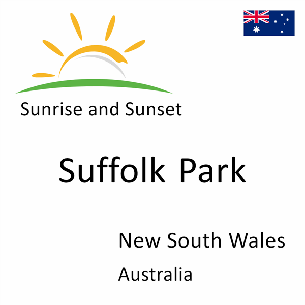 Sunrise and sunset times for Suffolk Park, New South Wales, Australia
