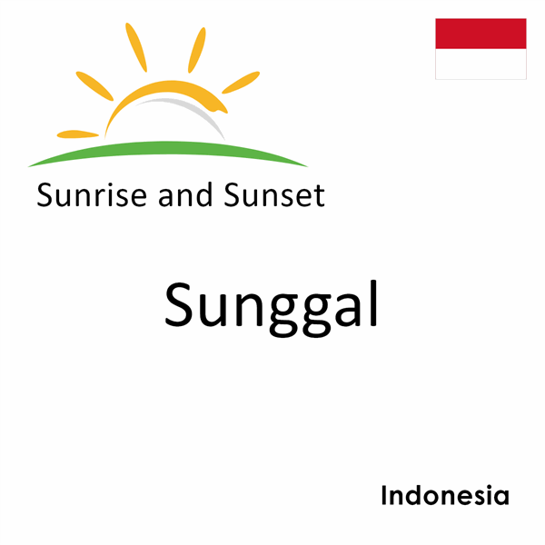 Sunrise and sunset times for Sunggal, Indonesia