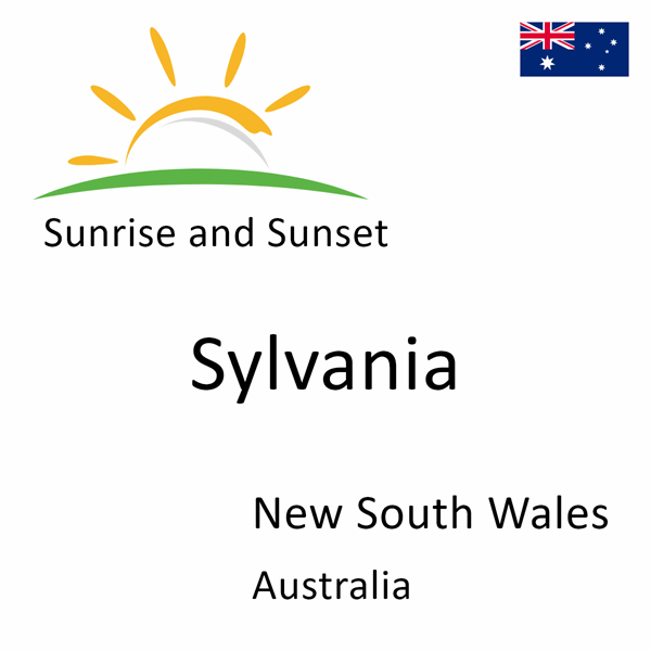 Sunrise and sunset times for Sylvania, New South Wales, Australia