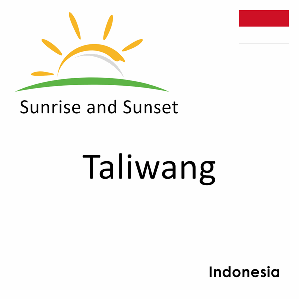 Sunrise and sunset times for Taliwang, Indonesia