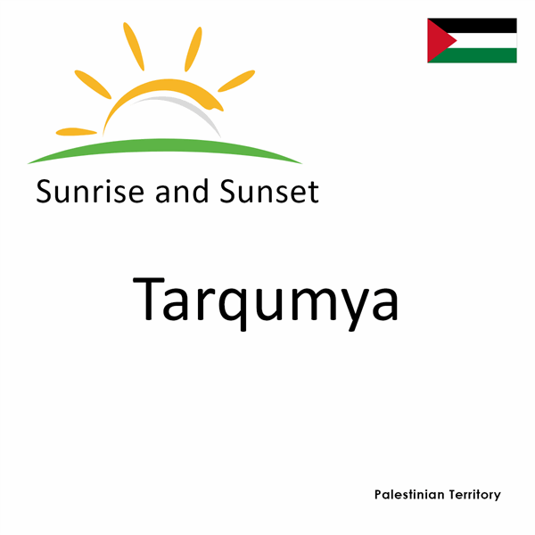 Sunrise and sunset times for Tarqumya, Palestinian Territory