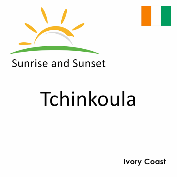 Sunrise and sunset times for Tchinkoula, Ivory Coast