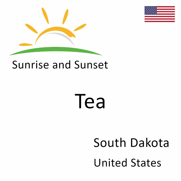 Sunrise and sunset times for Tea, South Dakota, United States
