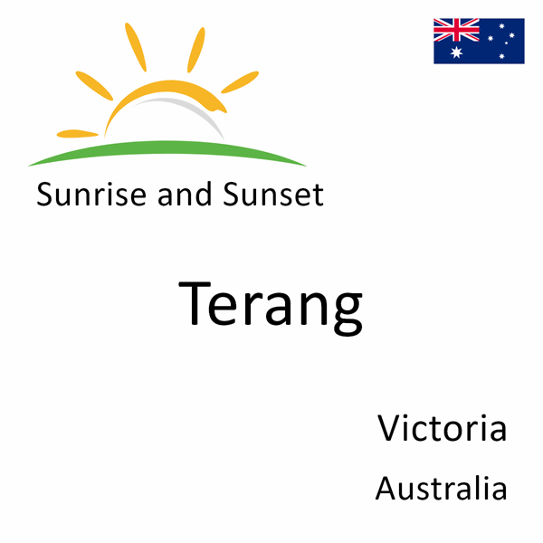 Sunrise and sunset times for Terang, Victoria, Australia