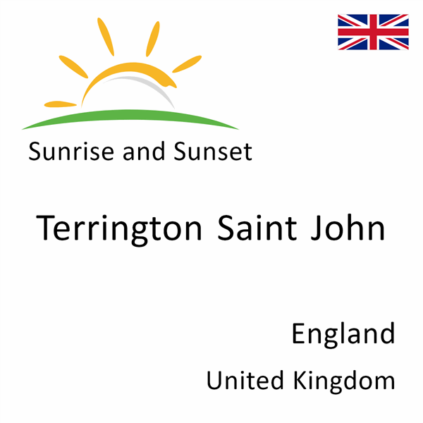 Sunrise and sunset times for Terrington Saint John, England, United Kingdom