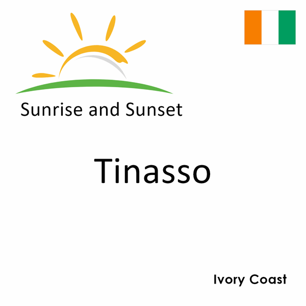 Sunrise and sunset times for Tinasso, Ivory Coast