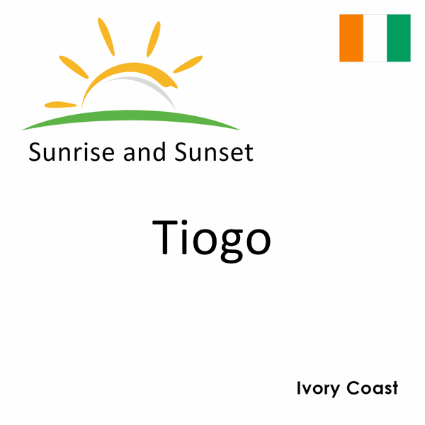 Sunrise and sunset times for Tiogo, Ivory Coast