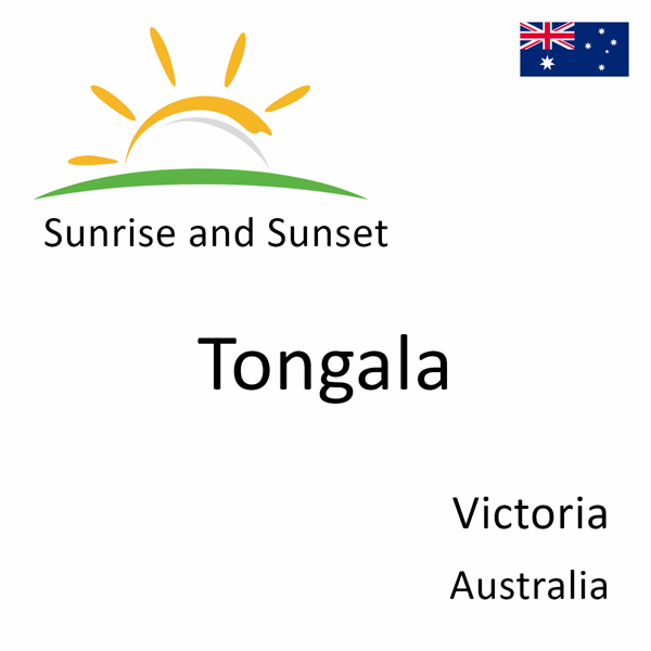 Sunrise and sunset times for Tongala, Victoria, Australia