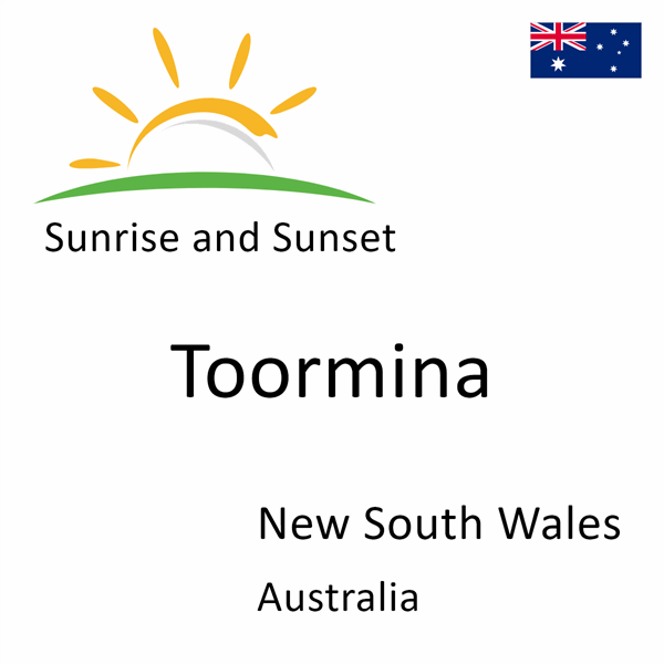 Sunrise and sunset times for Toormina, New South Wales, Australia