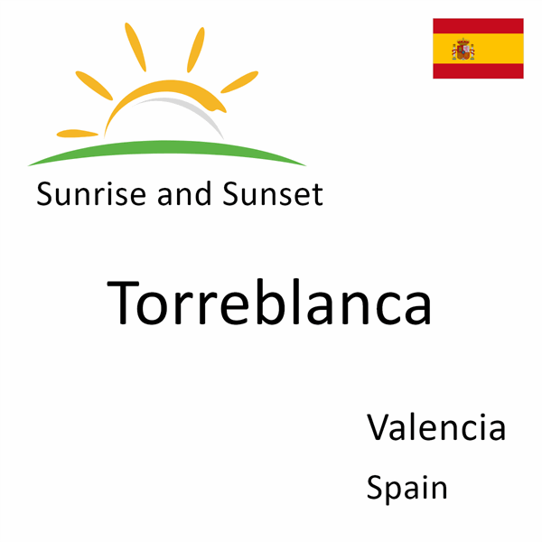 Sunrise and sunset times for Torreblanca, Valencia, Spain