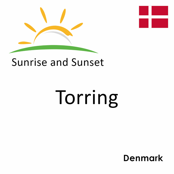 Sunrise and sunset times for Torring, Denmark