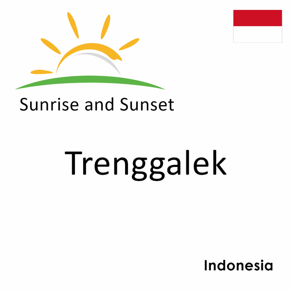 Sunrise and sunset times for Trenggalek, Indonesia