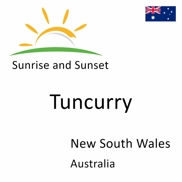 Sunrise and sunset times for Tuncurry, New South Wales, Australia