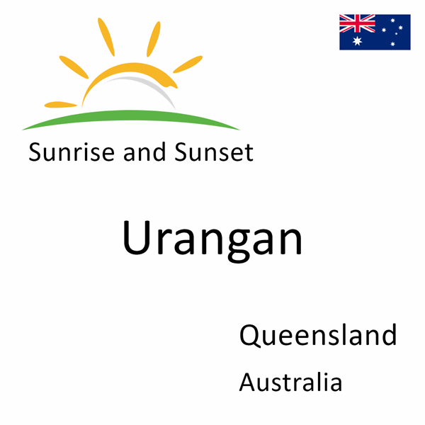 Sunrise and sunset times for Urangan, Queensland, Australia