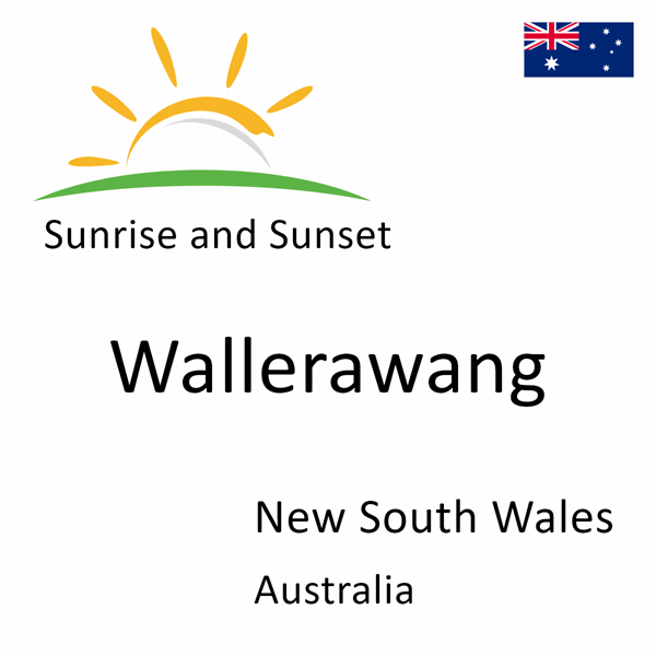 Sunrise and sunset times for Wallerawang, New South Wales, Australia