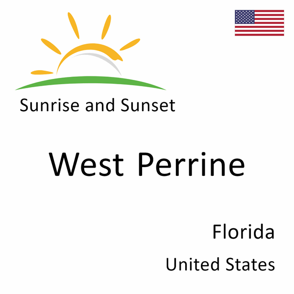 Sunrise and sunset times for West Perrine, Florida, United States