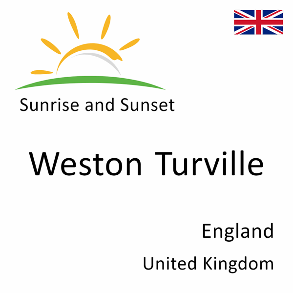 Sunrise and sunset times for Weston Turville, England, United Kingdom