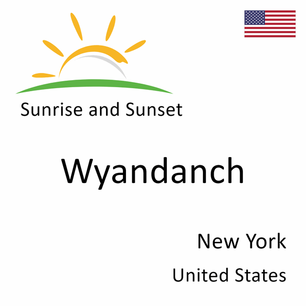 Sunrise and sunset times for Wyandanch, New York, United States