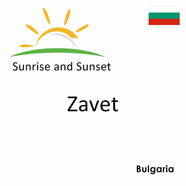Sunrise and sunset times for Zavet, Bulgaria